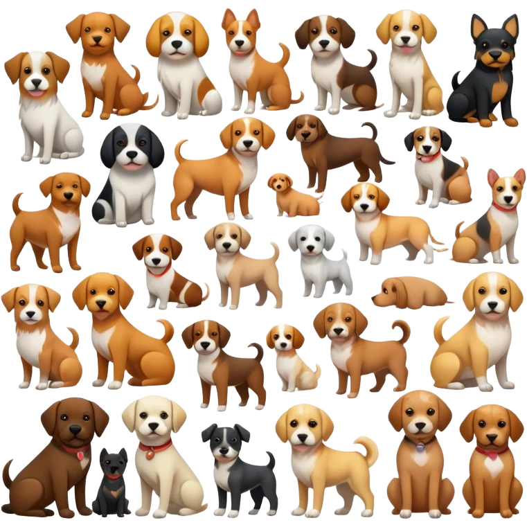 Dog breeds emoji