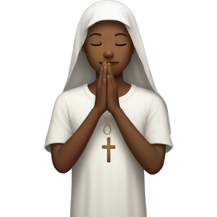 group at prayer emoji