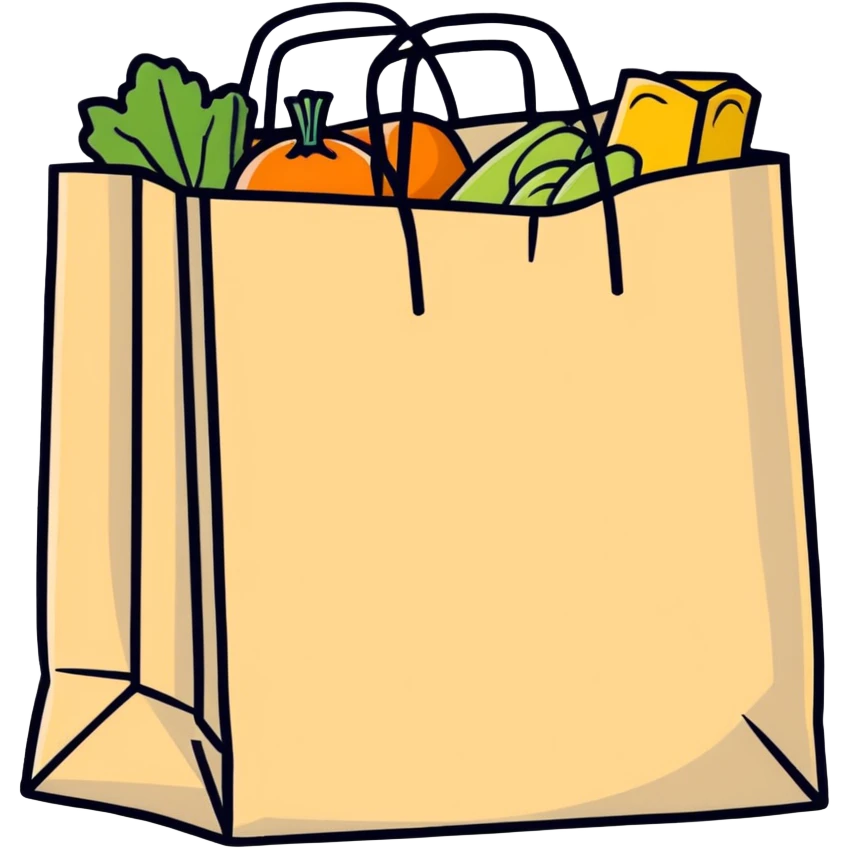 Grocery bags emoji