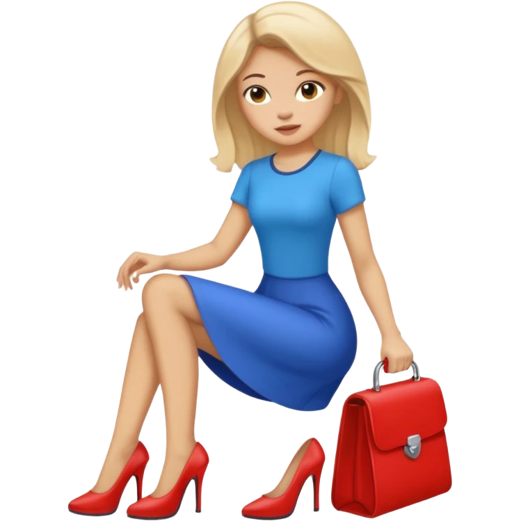 girl doing pumps emoji