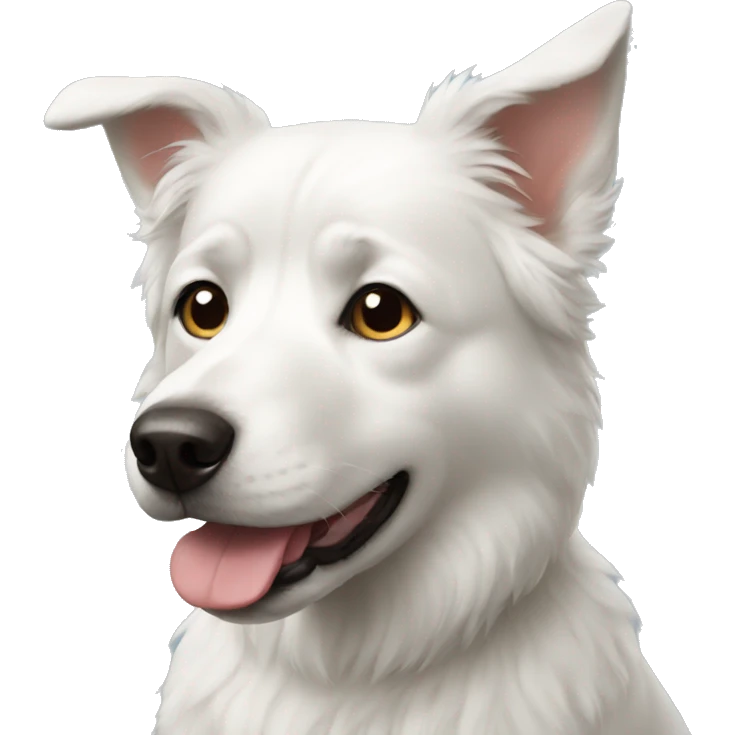 White Dog emoji