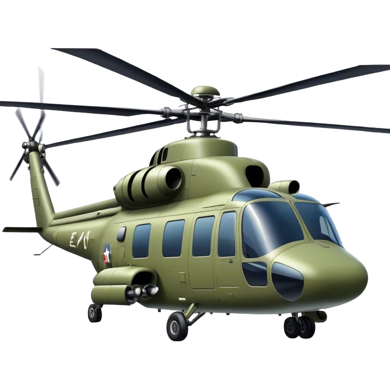 military helicopter emoji