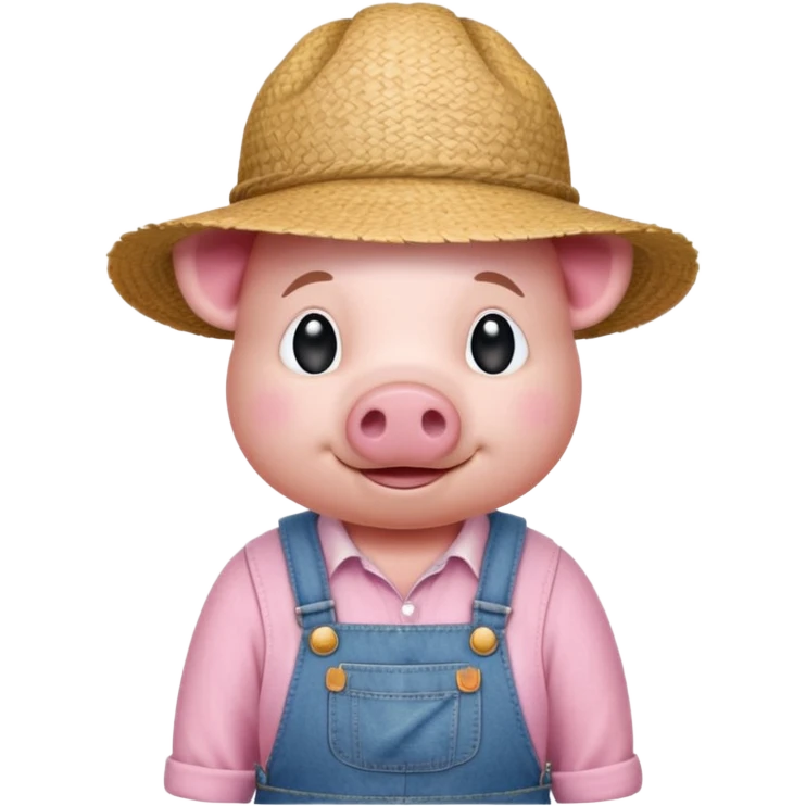 Farmer Pig emoji