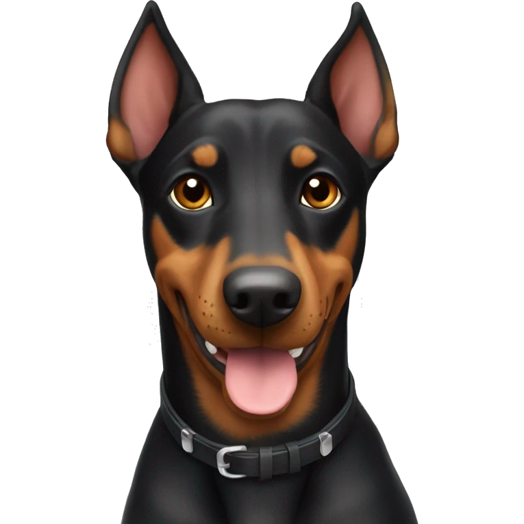 Australian kelpie doberman mix dog emoji