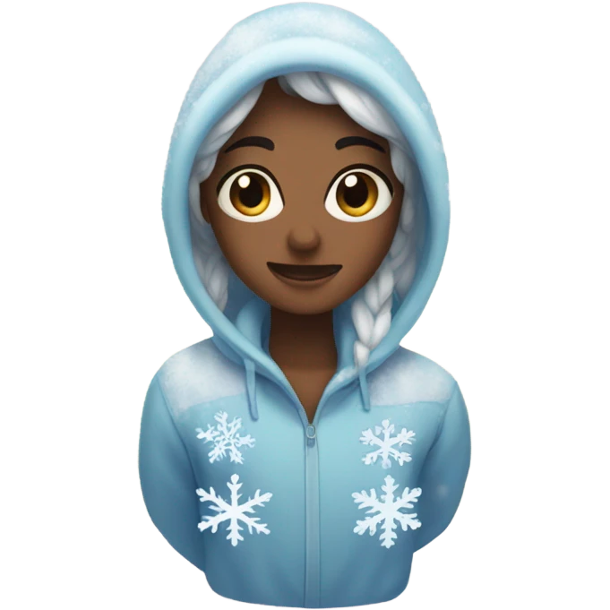 Snowflakes winter aesthetic emoji