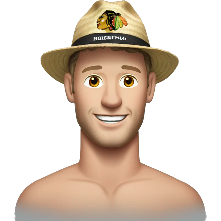 Jonathan Toews beach bum emoji