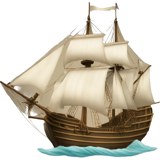 mayflower ship  emoji
