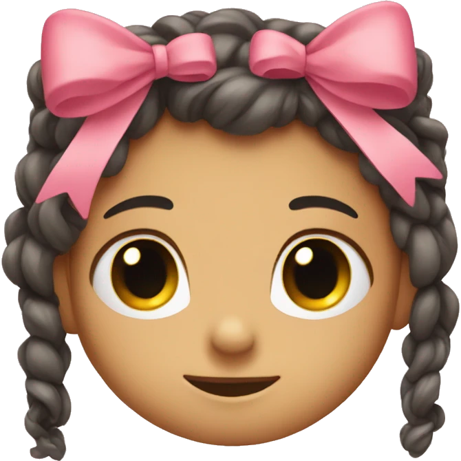 Cute bow emoji