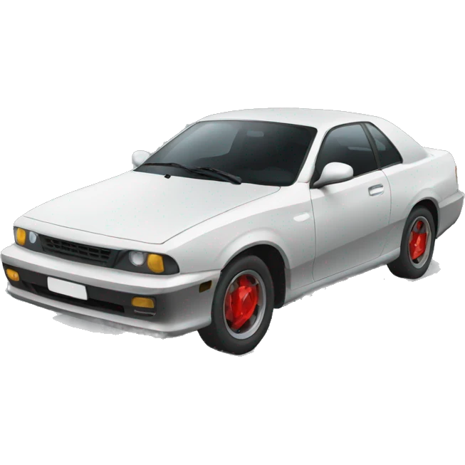 Car with red eyes emoji