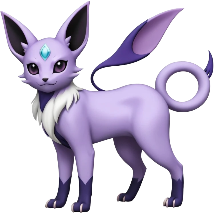 Espeon-Absol-Pokémon-Fakémon-hybrid-creature (full body) emoji