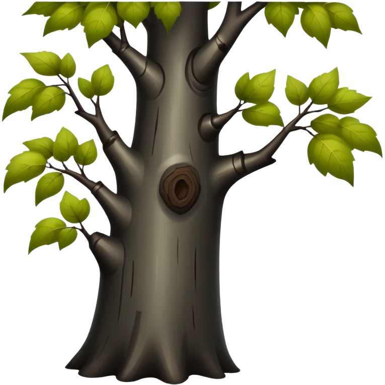 A black birch  emoji