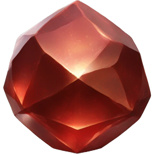 The Philosopher's Stone is a small, round, red stone with a gleaming, reflective surface. into pure gold and produce the Elixir of Life,  emoji