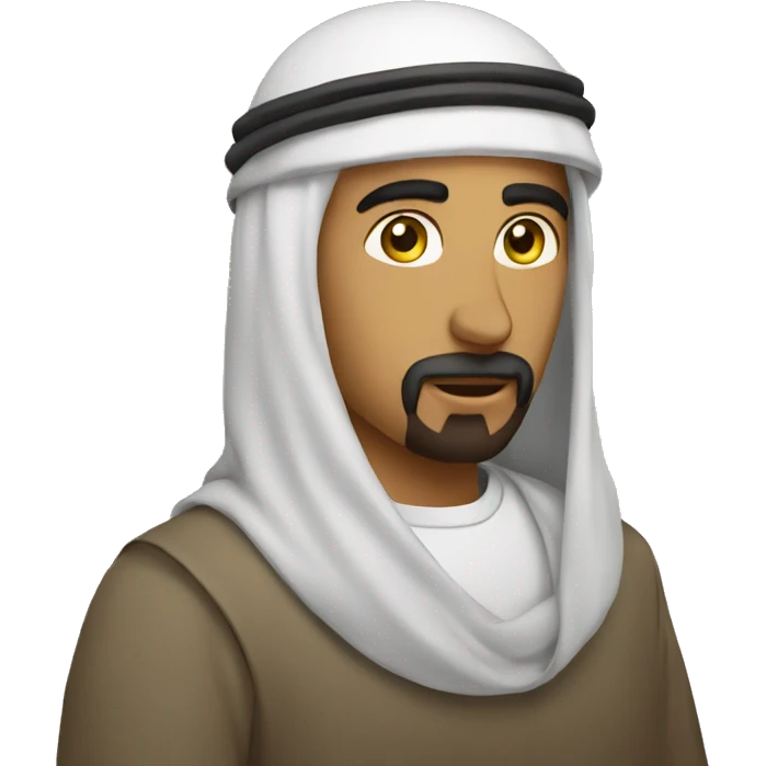 Arabe encapuchado emoji