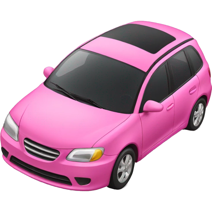 Pink car emoji