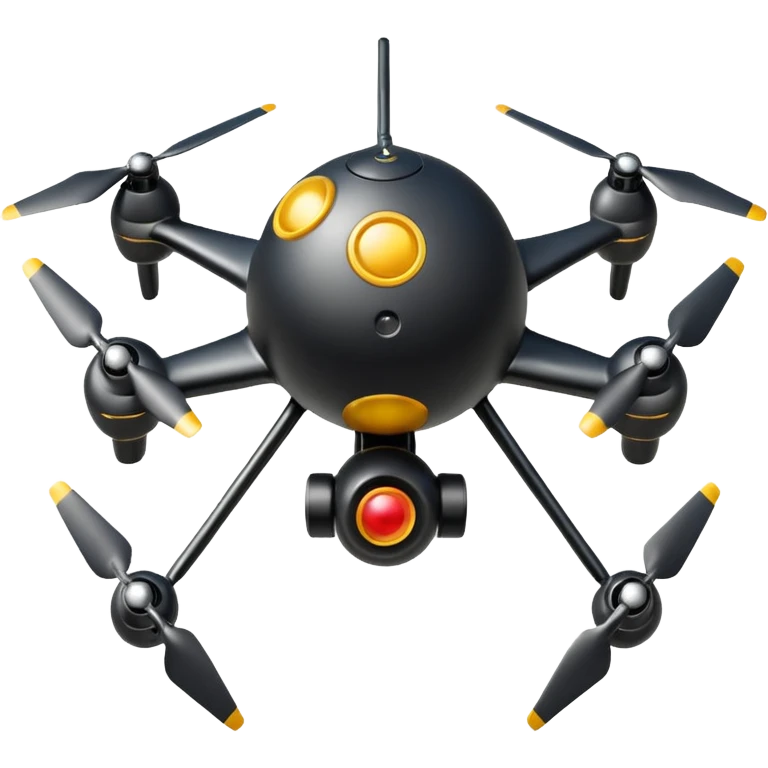 Drone kamikaze avec une bombe sous lui emoji