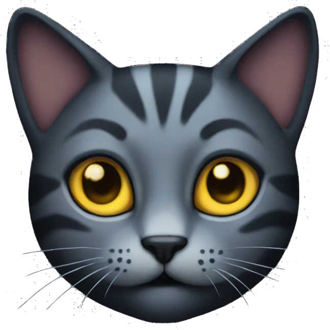 Cat in the dark emoji