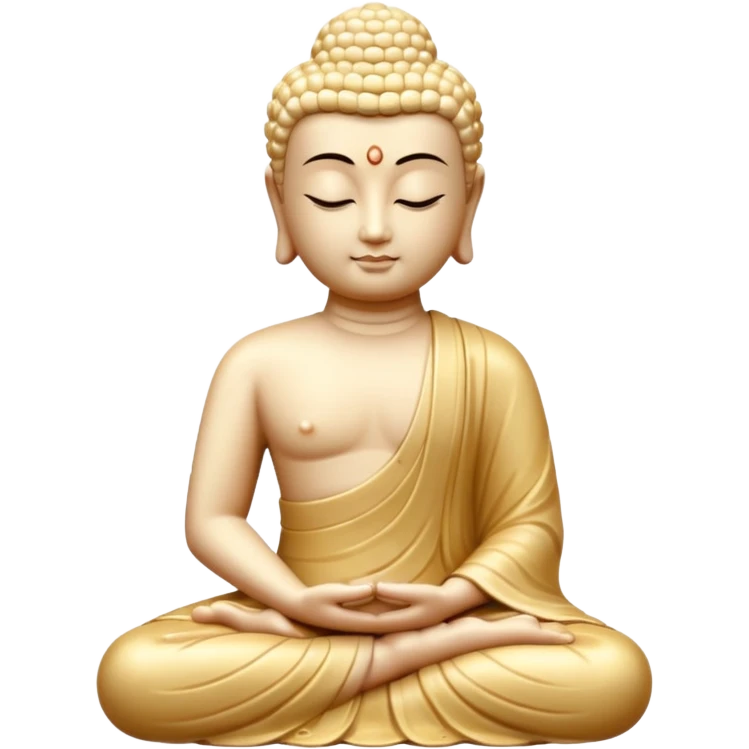 creamy Buddha emoji