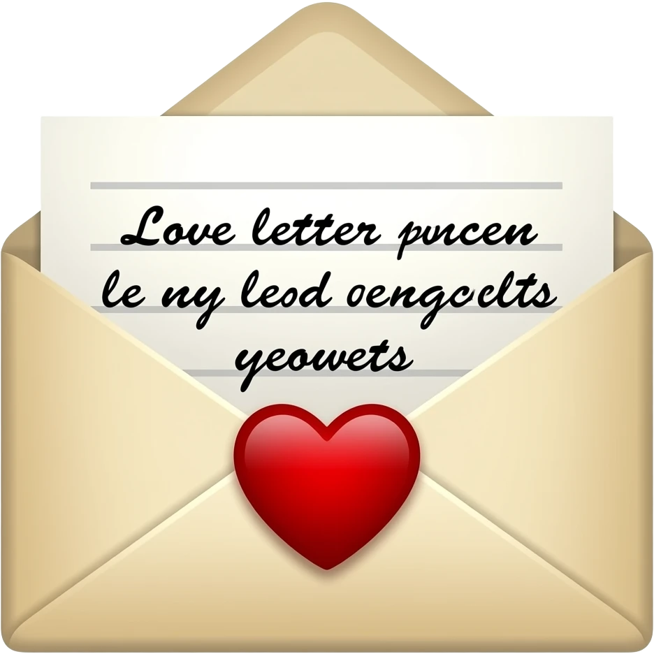 love letter emoji