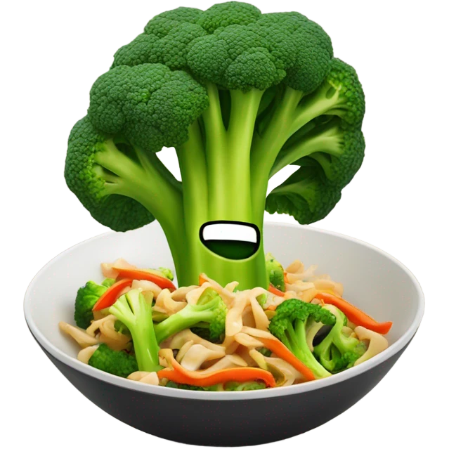 broccoli stir fry emoji