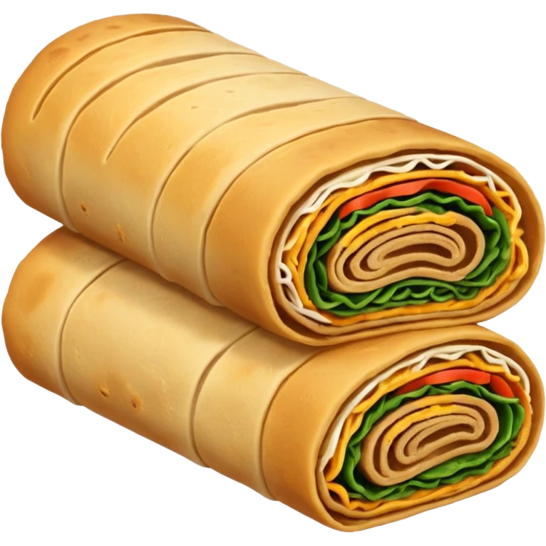 Paratha roll emoji