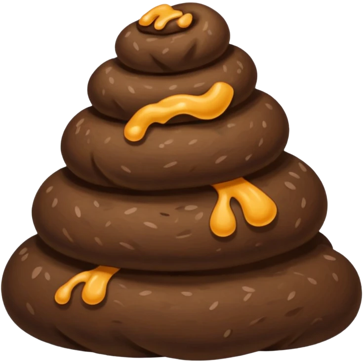 Poop shows a like emoji