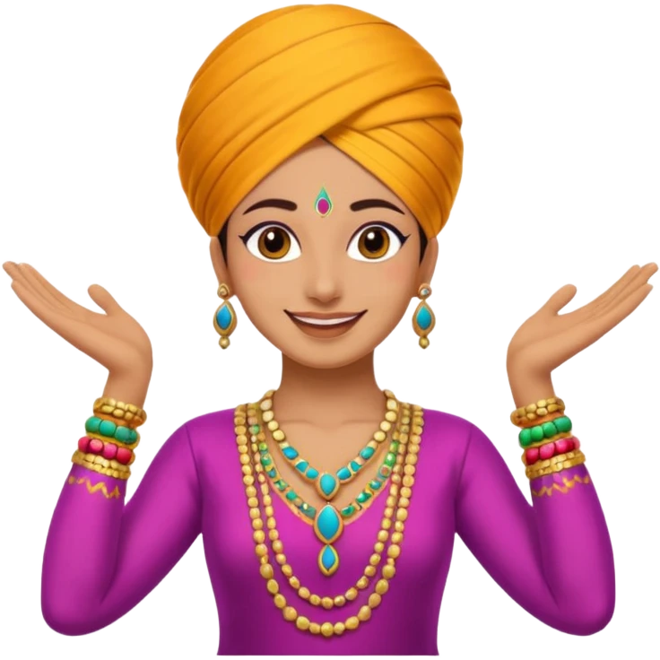 Punjabi dance emoji emoji