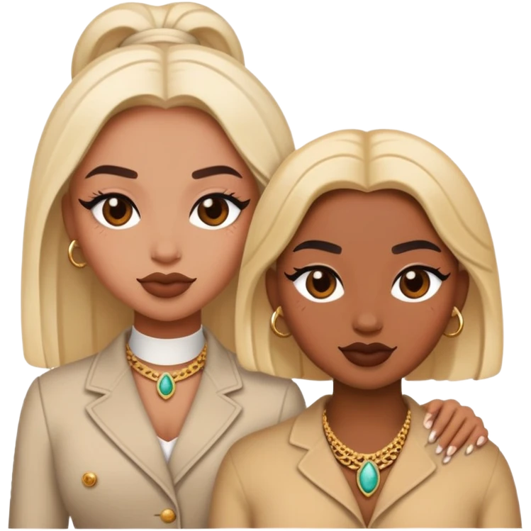Boujy baddie best friends  emoji