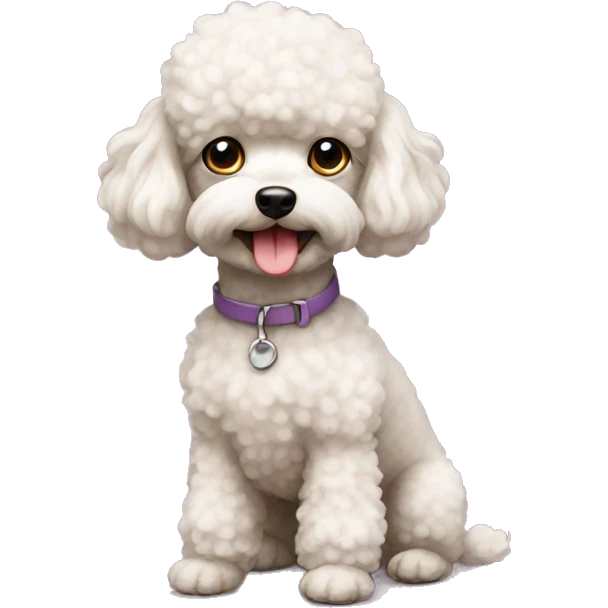 toy poodle emoji