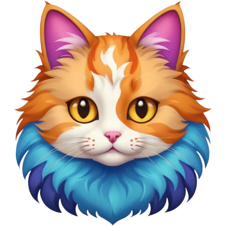 Gato con ojos de estrellas emoji