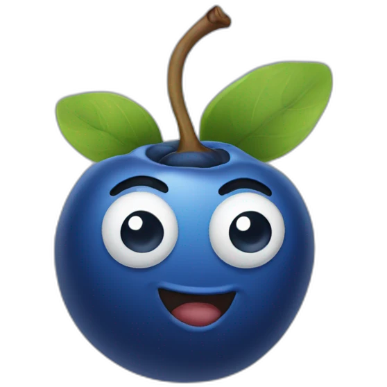 Blueberry emoji