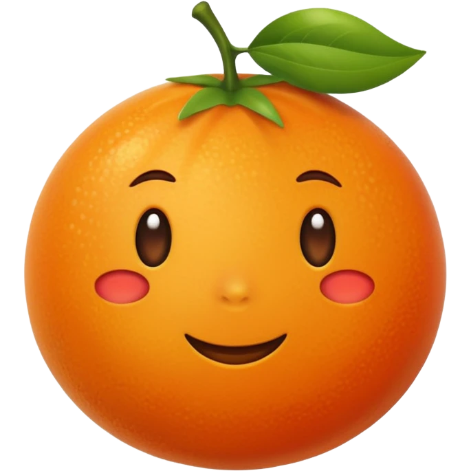  portakal meyvesi tek emoji