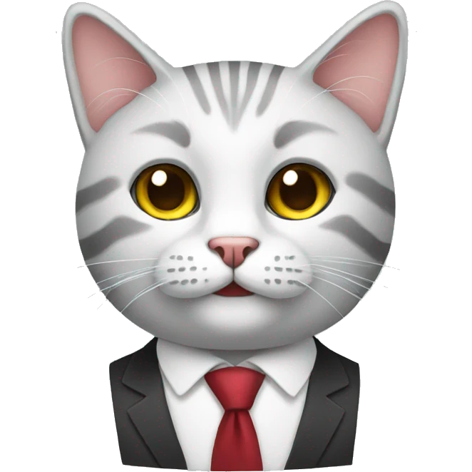 business cat emoji