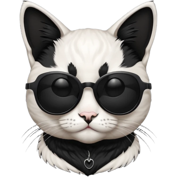 Cat wearing sunglasses emoji