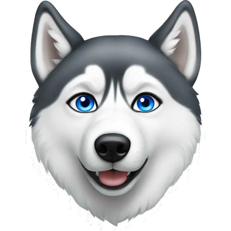 Husky eyes Blue  emoji
