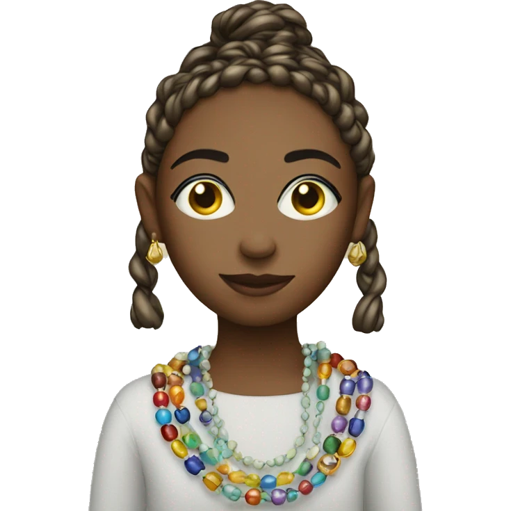 Bead girl emoji