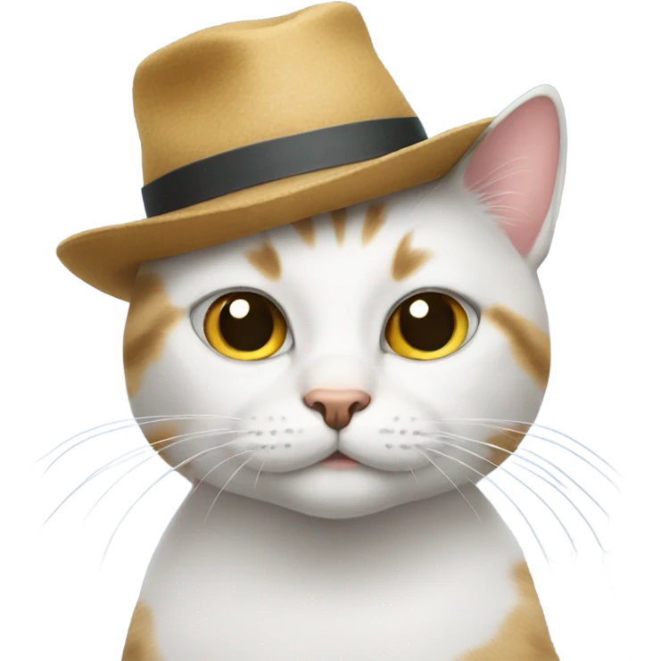 Cat wearing hat emoji