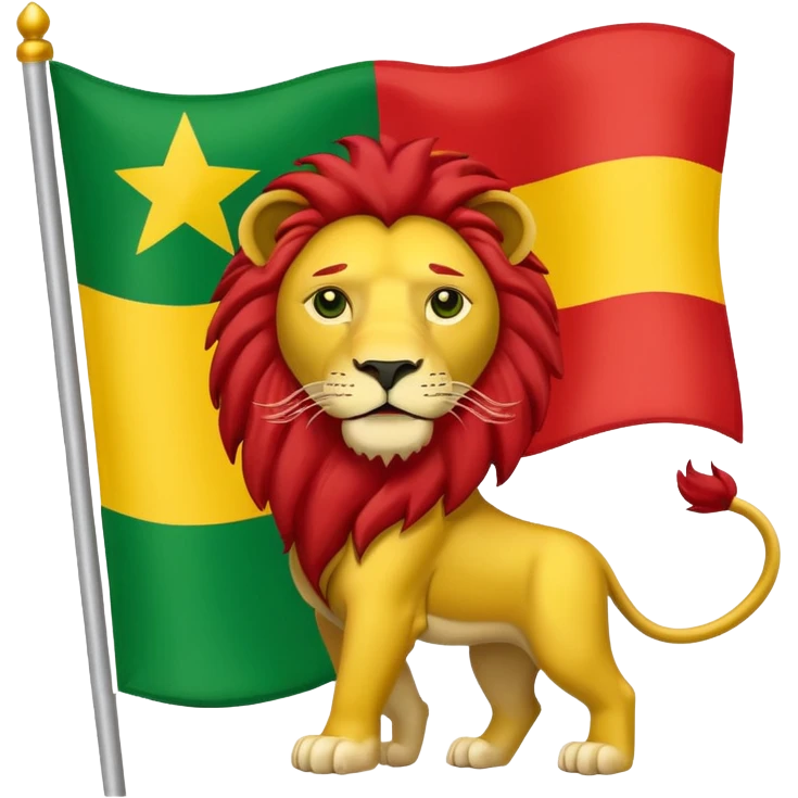 Lion of Judah flag  emoji