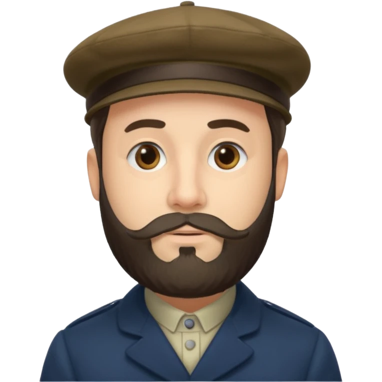 claude monet wearing beret emoji