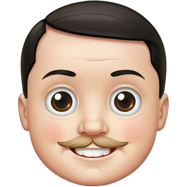 Hitler, cute, babyu face emoji
