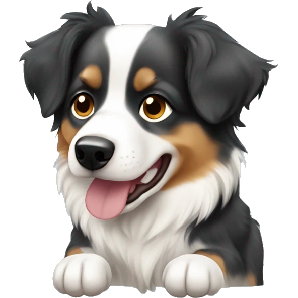 Teacup Australian Shepard emoji