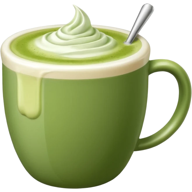 matcha latte real emoji