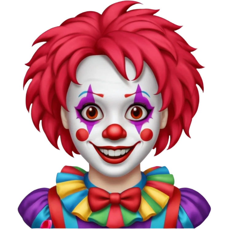 black dancing clown emoji