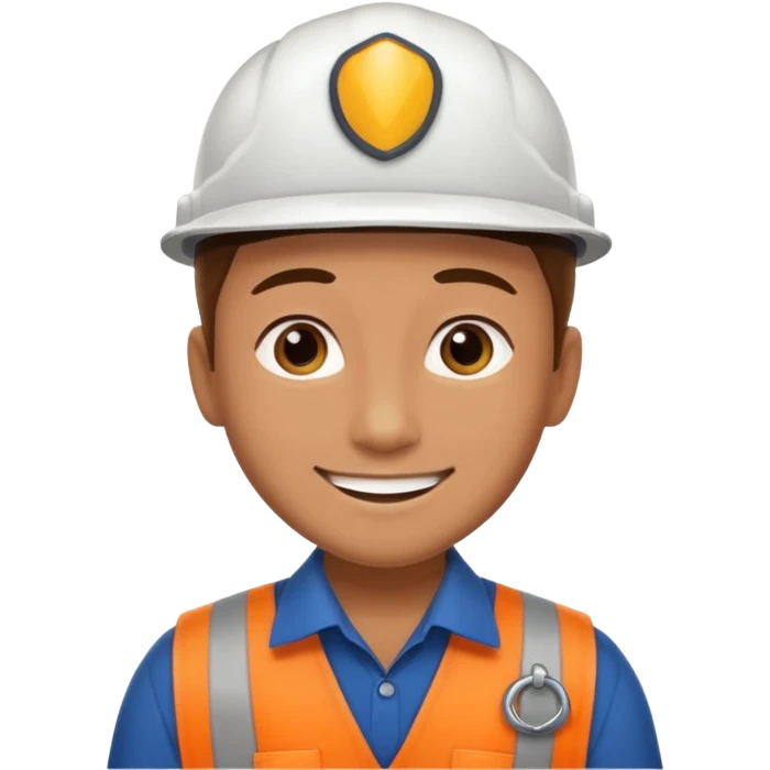 A landscaping company employee asking another person emoji