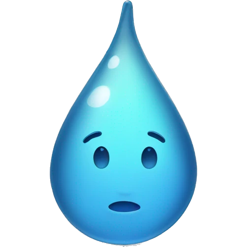 water drop emoji