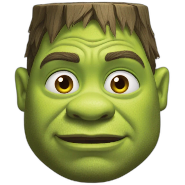 Shrek with A vat emoji