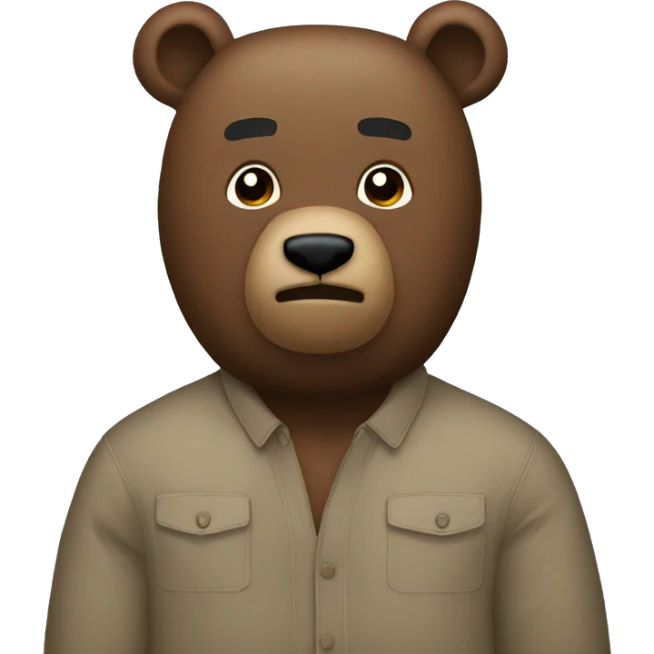 Kanye West Bear emoji