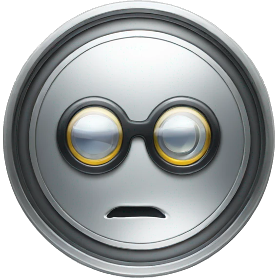 silver coin with monocle emoji