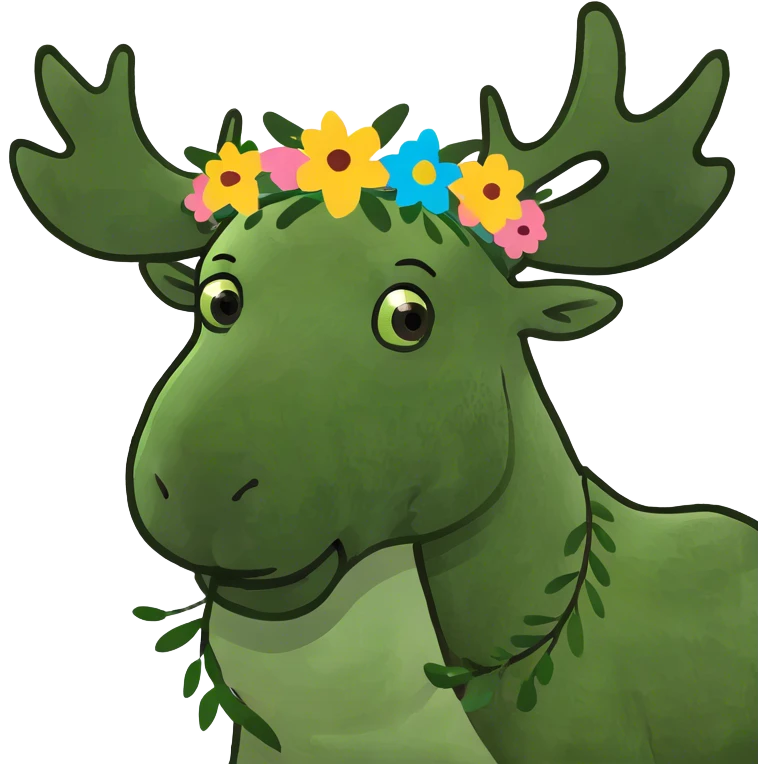 Aesthetic Moose emoji