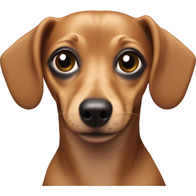 Chiweenie ￼ emoji