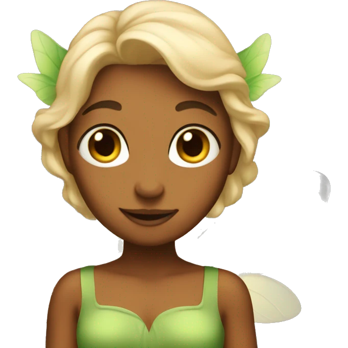 fairy with tanned skin emoji